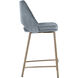 Radella 37.75 inch Bergen French Blue Counter Stool